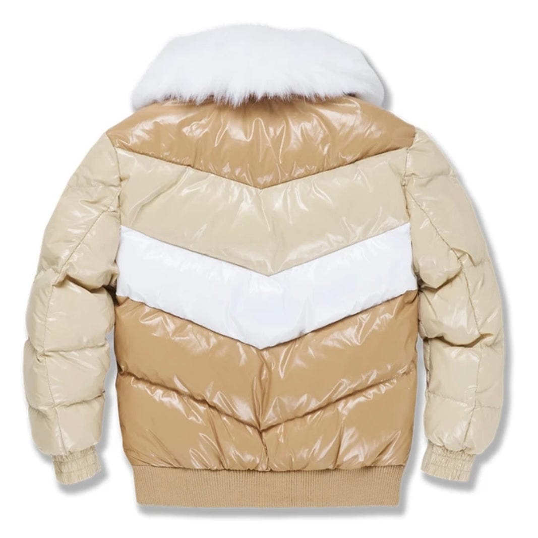 Kids Jordan Craig Sugar Hill Nylon Puffer Jacket (Sand) 91548K