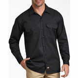 Dickies Long Sleeve Twill Work Shirt (Black) 574BK