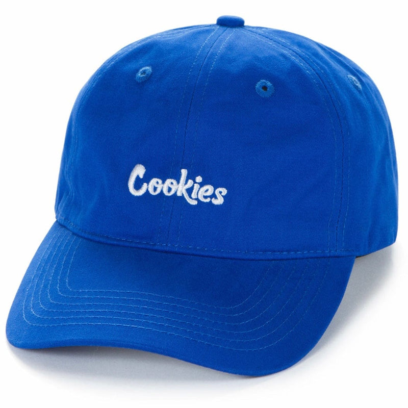 Cookies Original Mint Cotton Canvas Embroidered Dad Cap (Royal/White)