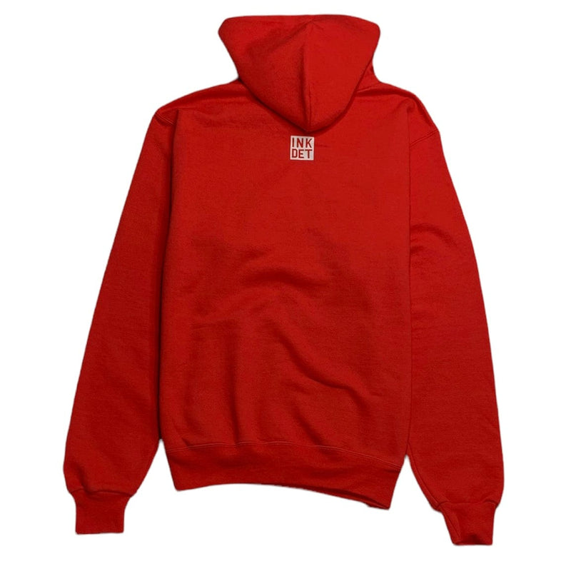 Ink Detroit Champion Pullover Hoodie (Red) - S700