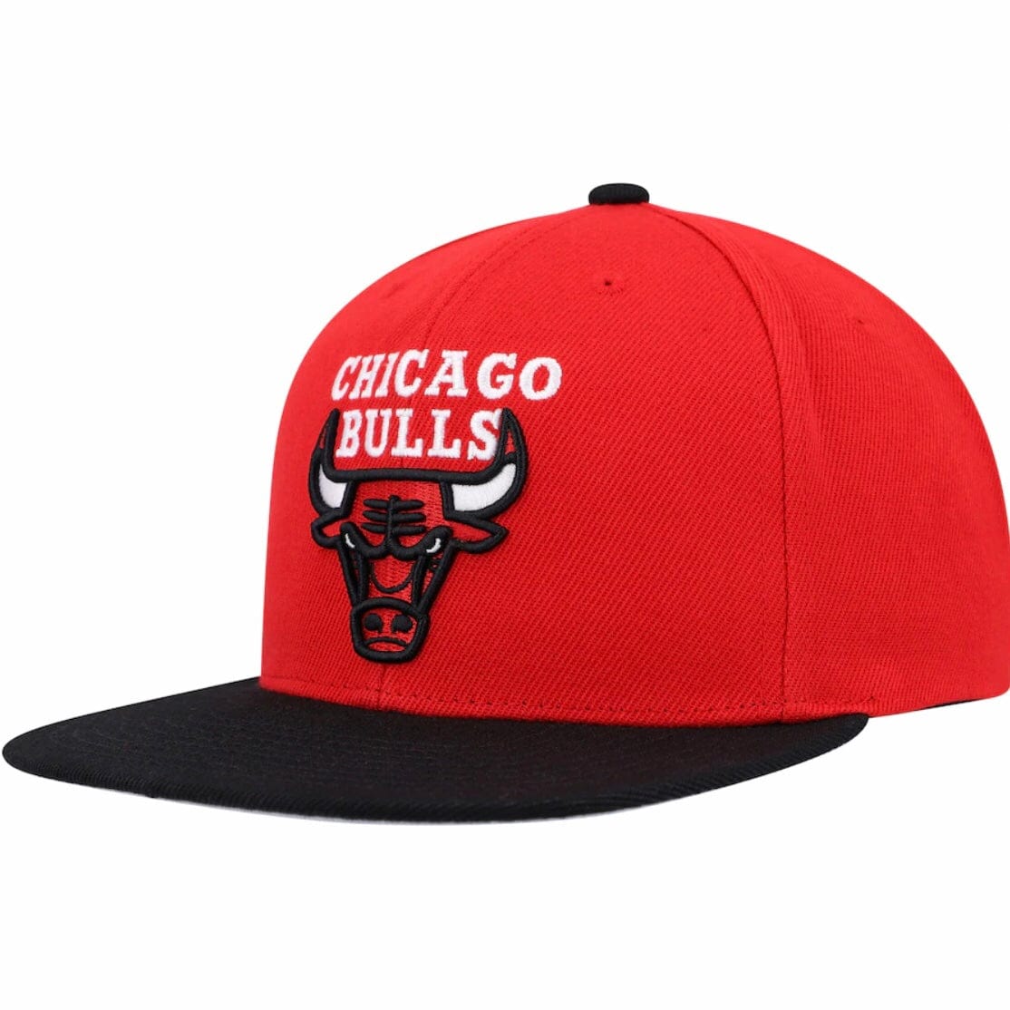 Mitchell & Ness NBA Chicago Bulls Side Core 2.0 Snapback (Red/Black)