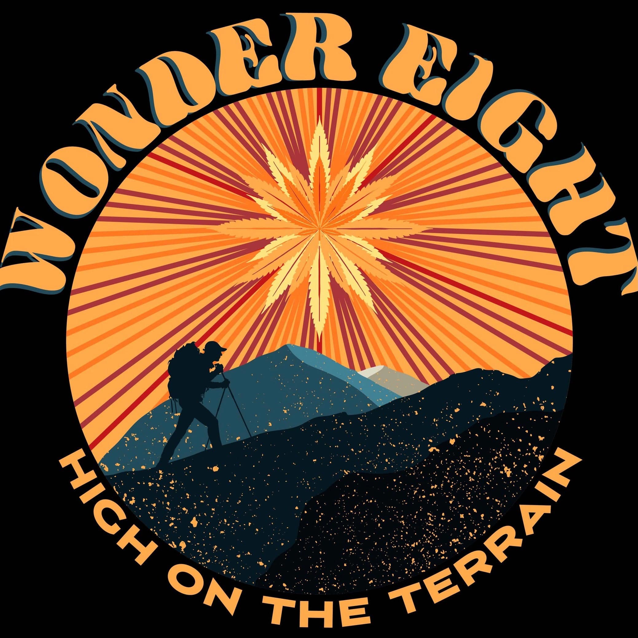 Wonder Eight High On The Terrain Tee (Black)