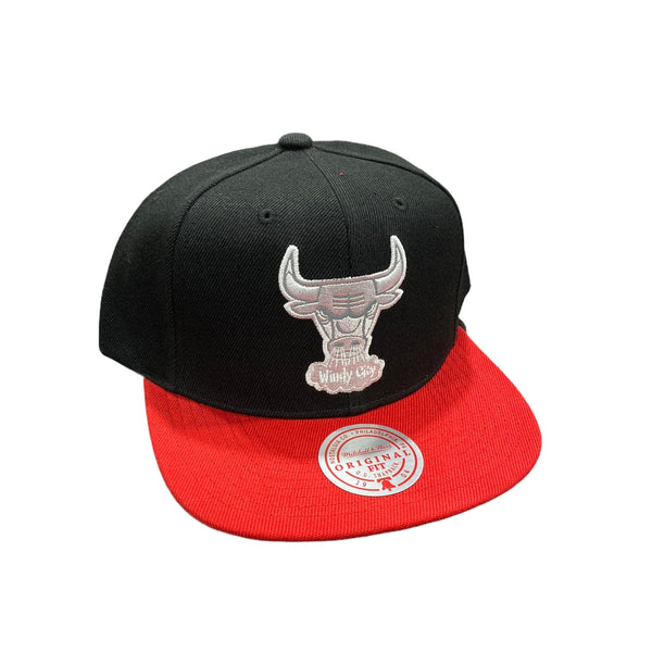 Mitchell & Ness Nba Hwc Chicago Bulls Team Reflective Snapback (Black/Red)