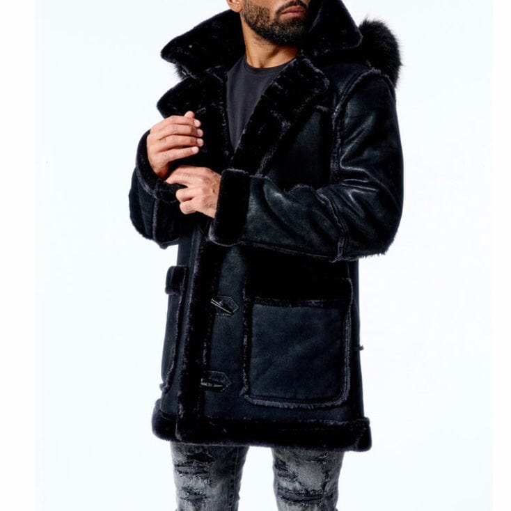 Jordan Craig Denali Shearling Jacket (Black)