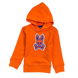 Kids Psycho Bunny Bayles Popover Hoodie (Brilliant Orange) B0H314Q1FT