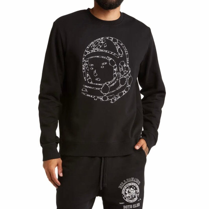 Billionaire Boys Club BB Flagstone Helmet Sweatshirt (Black) 821-7306