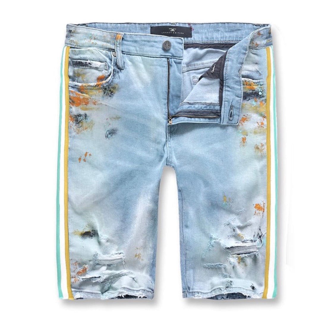 Jordan Craig Talladega Denim Shorts (Iced Neon) - J3388S