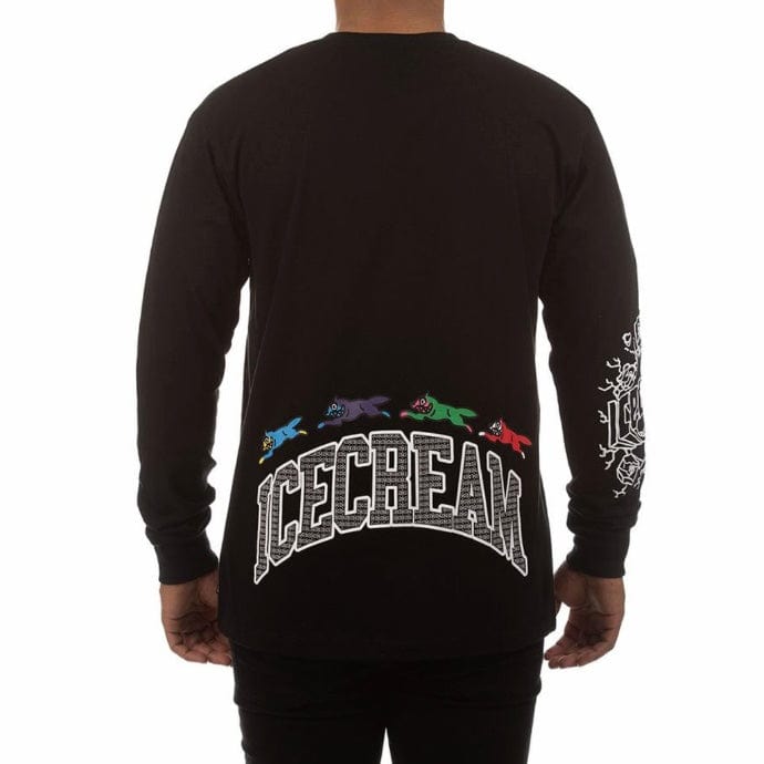 Ice Cream Limits Long Sleeve Knit Crewneck (Black) 411-7305