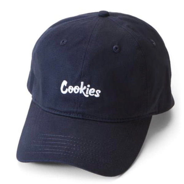 Cookies Original Mint Cotton Canvas Embroidered Dad Cap (Navy/White)