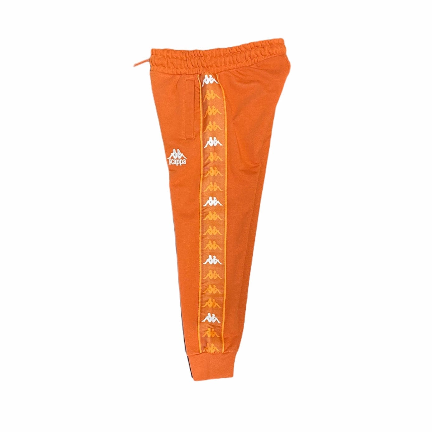 Kids Kappa 222 Banda Alanz 3 Sweatpants (Orange/White)