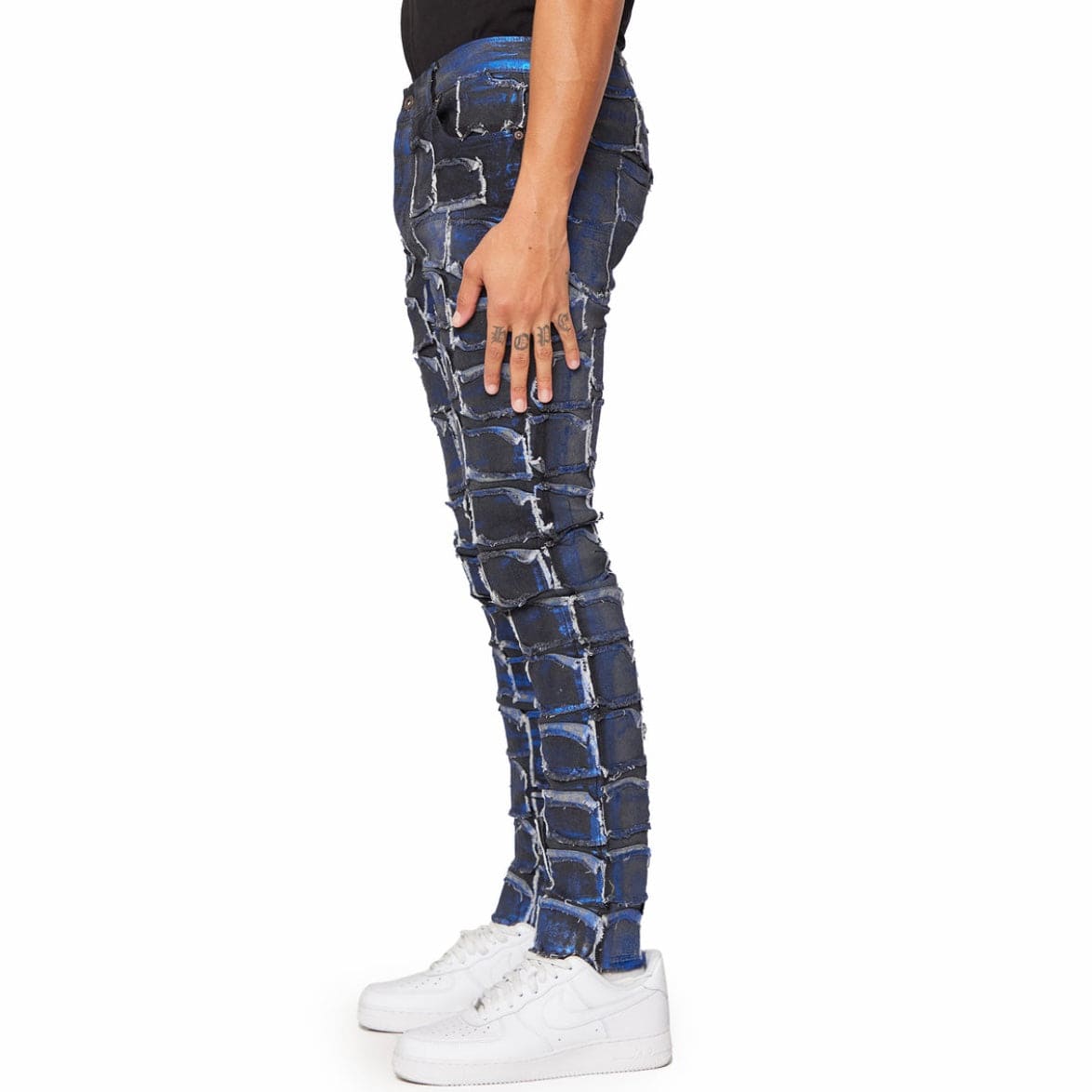 Valabasas Skinny Future Jeans (Royal Waxed) VLBS2237