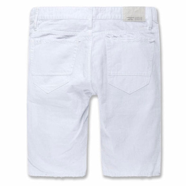 Jordan Craig Ironbound Twill Shorts (White) J3186SA