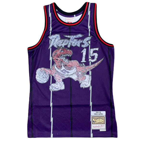 Mitchell & Ness Nba 7th Anni Toronto Raptors Swingman Jersey (Purple)