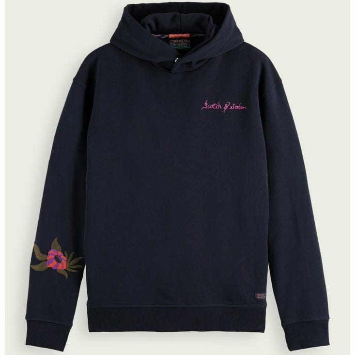 Scotch & Soda Artwork Felpa Hoodie (Navy) 169193