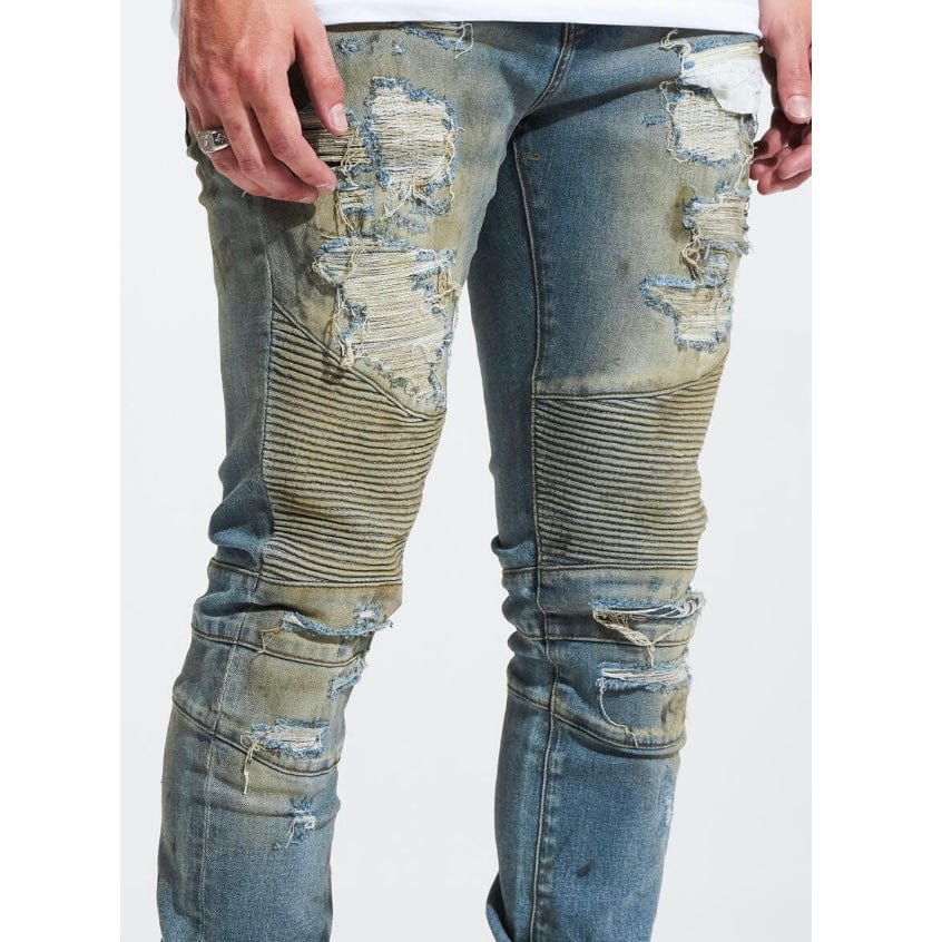 Embellish Fash Biker Denim (Sand Wash) EMBHOL21-2-7