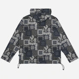 8&9 Strapped Up Paisley Jacket (Black/White) - JKSTRPBLK