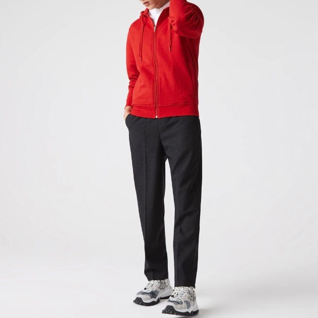 Lacoste Full Zip Hoodie (Red)