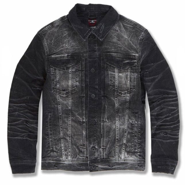 Jordan Craig Soho Denim Trucker Jacket (Industrial Black) 91512A