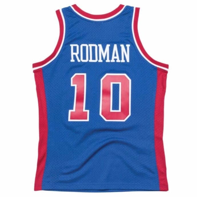 Mitchell & Ness Detroit Pistons Road Dennis Rodman Swingman Jersey (Royal)