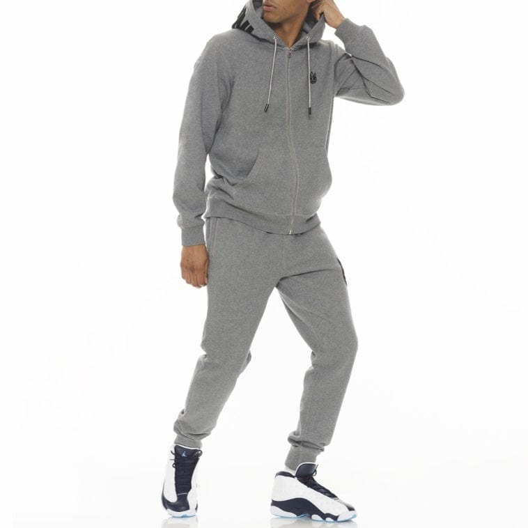Cult Of Individuality Zip Hoodie (Heather Grey) 622BC-ZH16D