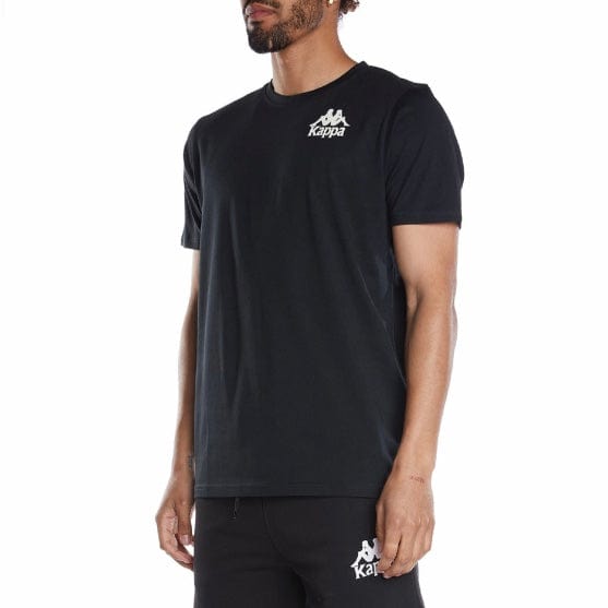 Kappa Authentic Ables T Shirt (Black Smoke) 351B7HW