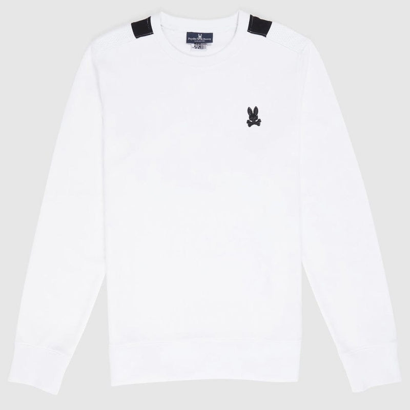 Psycho Bunny Wilkes Sweatshirt (White) B6S259W1FT