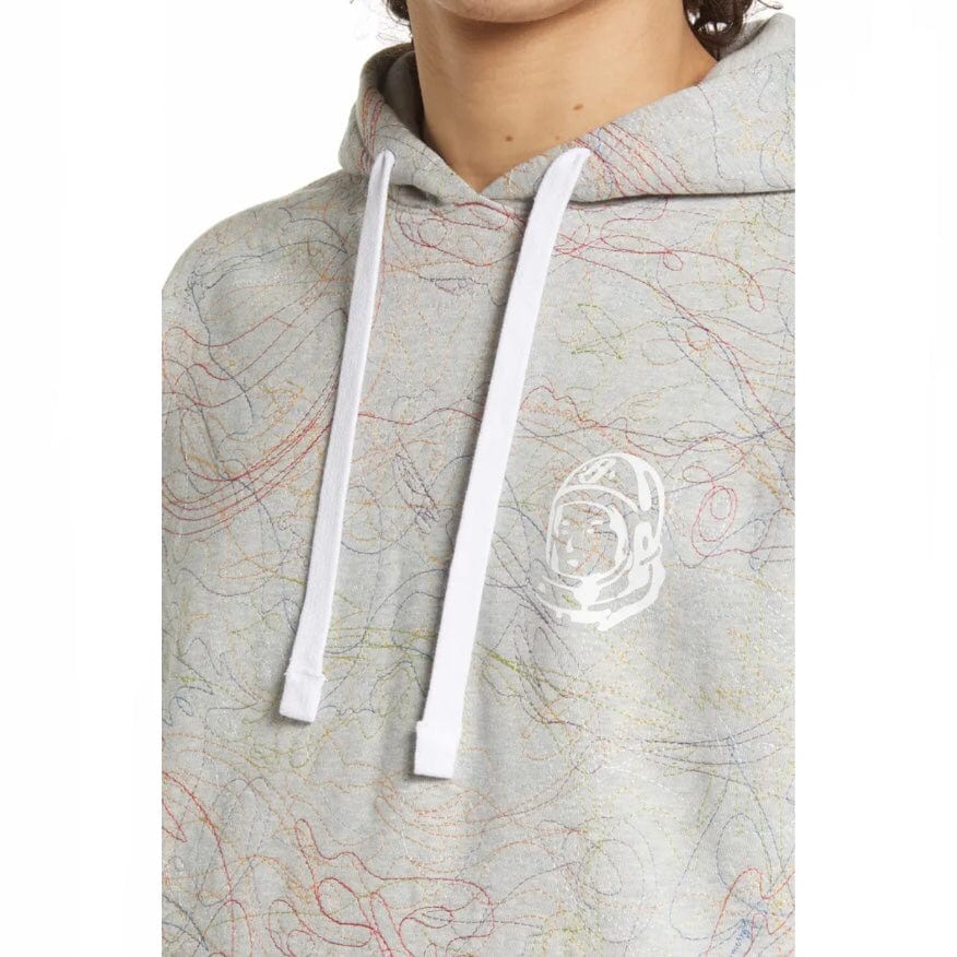 Billionaire Boys Club BB Scribble Hoodie (Heather Grey) 821-2300