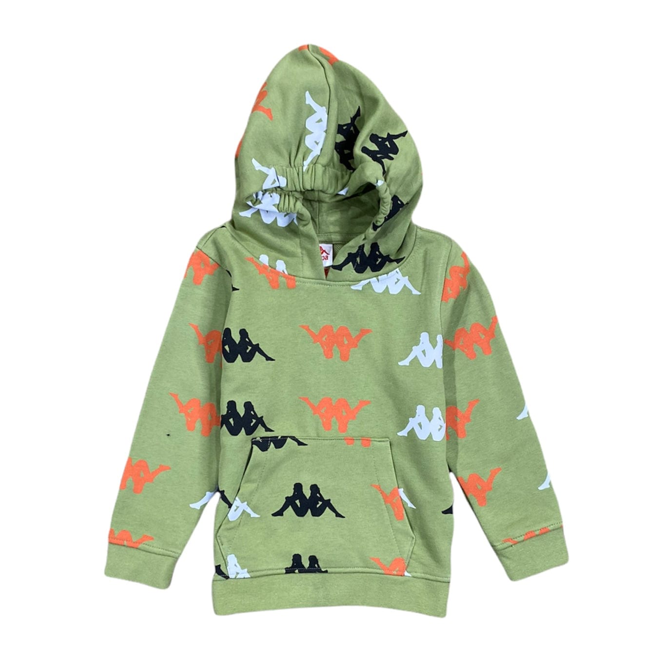 Kids Kappa Authentic Sneek Hoodie (Green Salvia) 34167TW