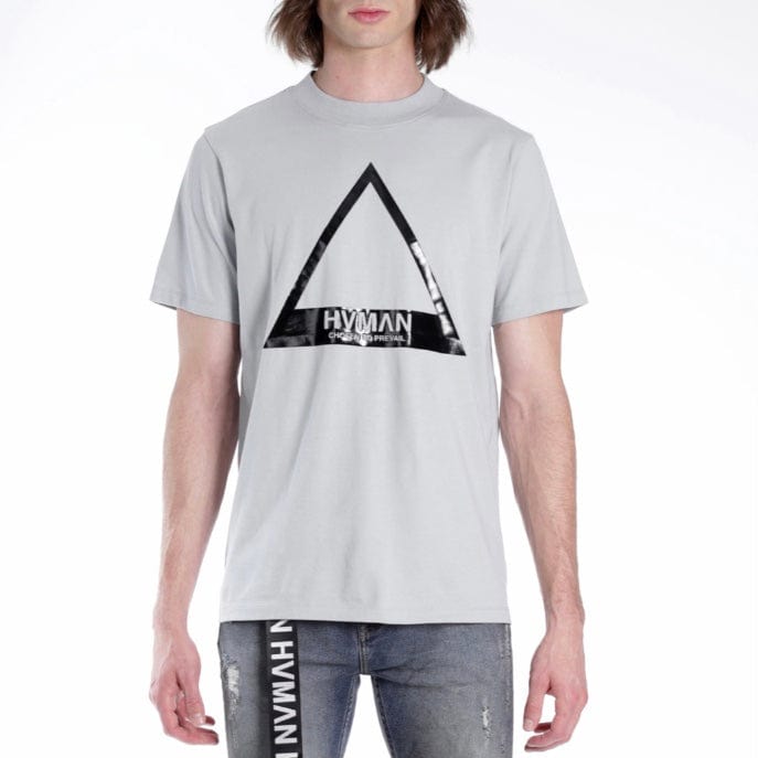 Hvman Triangle Logo Tee (Ghost) 322A1-TT23B