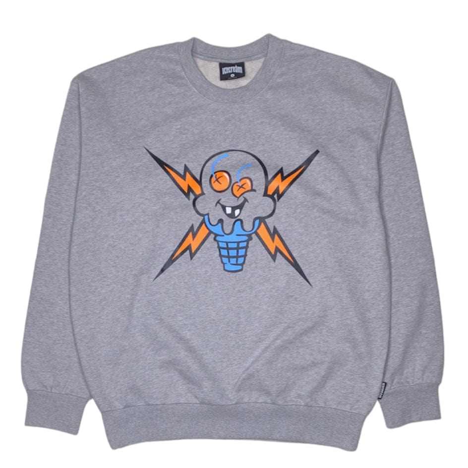 Ice Cream Electric Crewneck (Heather Grey) 421-9303