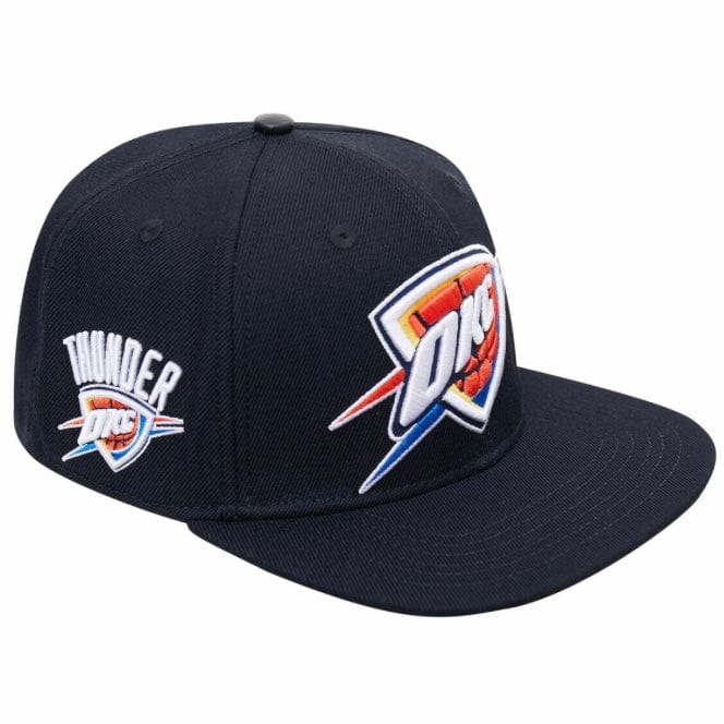 Pro Standard Oklahoma City Thunder Logo Snapback Hat (Black)