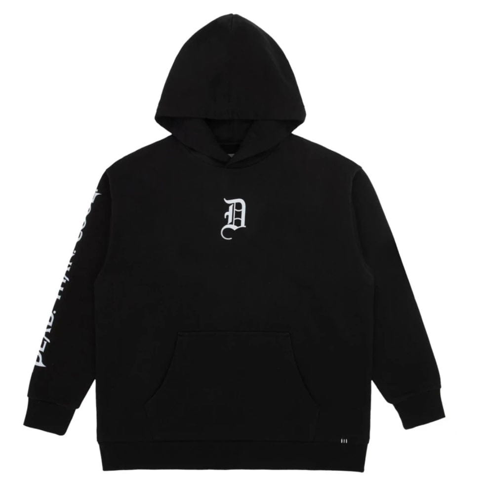 Dead Than Cool Reflective D Logo Hoodie (Black)