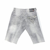 Spark Ripped Stripe Shorts (Grey/White) 11035A