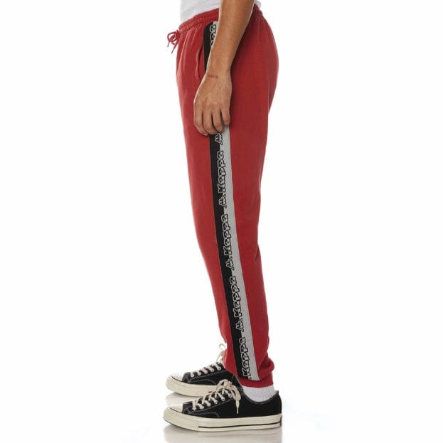 Kappa Logo Tape Danira Trackpants (Red/Grey/Black) 321C4UW