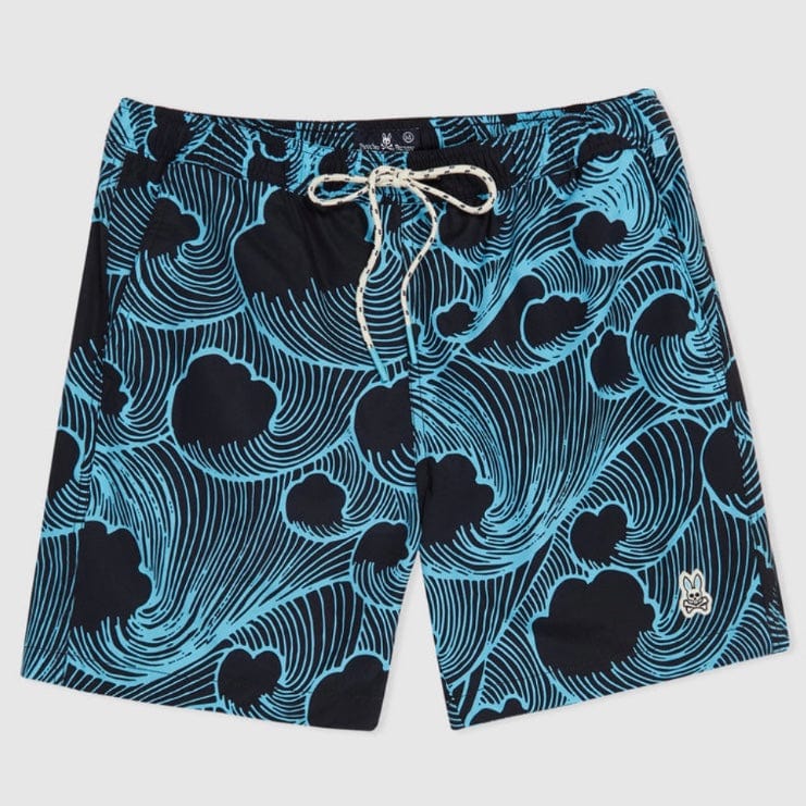 Psycho Bunny Thames Swim Shorts (Navy) B6W430T1PO