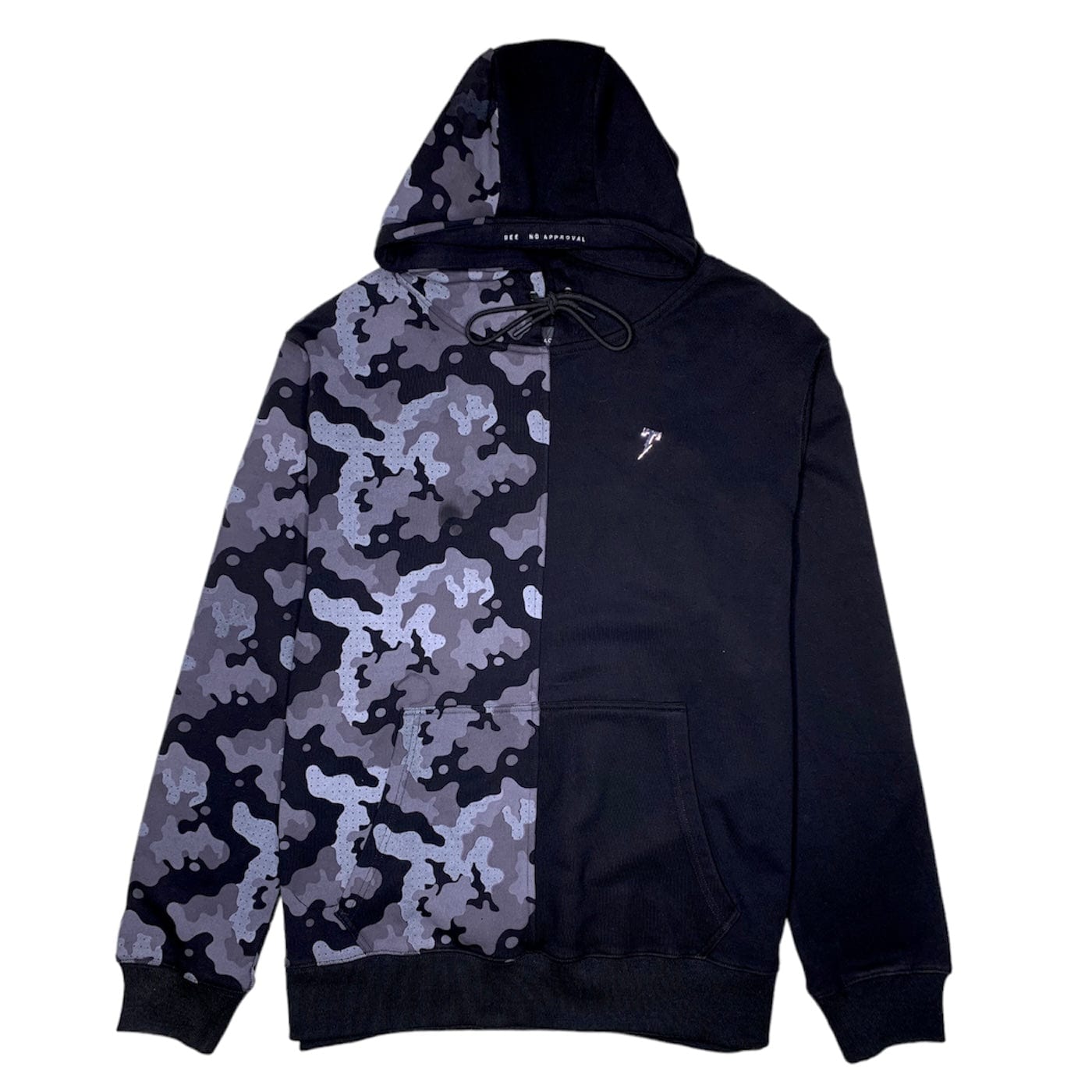 Tackma Split Hoodie (Black Camo) - THL17-F105