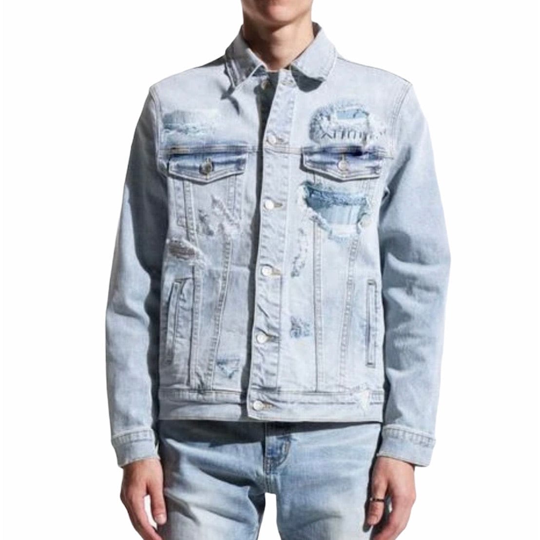 Embellish Cirrus Denim Jacket (Lt Blue) EMBSP121-207