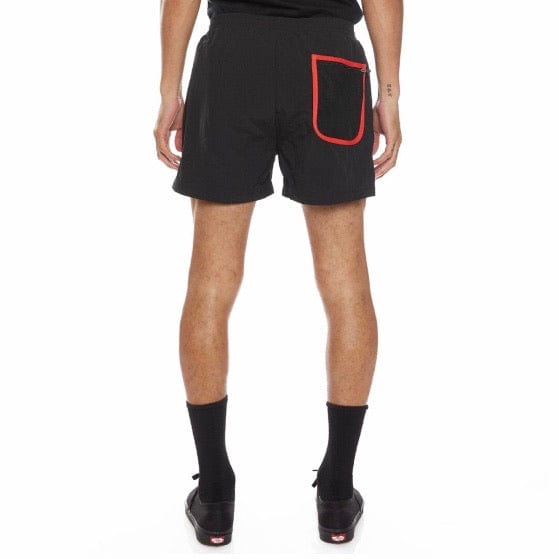 Kappa Authentic HB Ethan Swim Shorts (Black/Red) 3116FZW