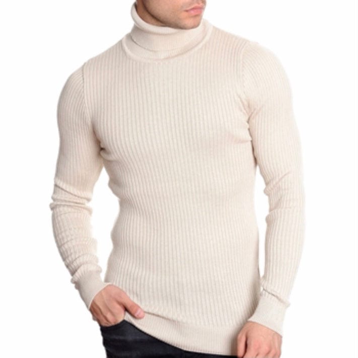 LCR Black Edition Turtleneck Sweater (Light Beige) 1670C