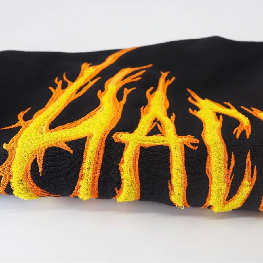 Haculla Hac On Fire Hoodie (Black) HA02BA-KH05