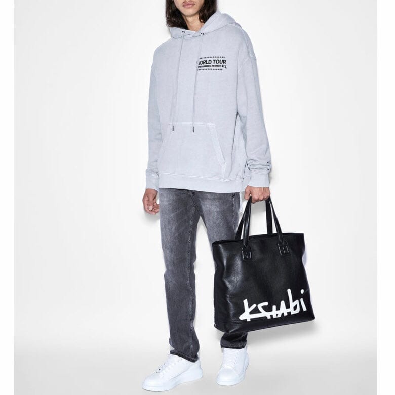 Ksubi Paste Up Biggie Hoodie Moon (Grey) MPF22FL006