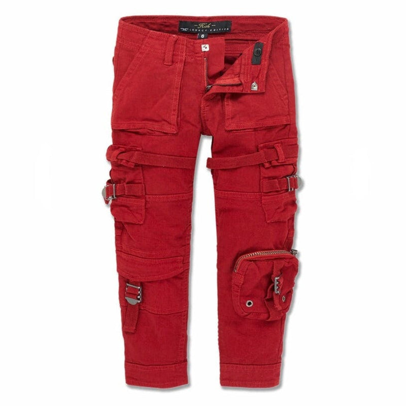 Kids Jordan Craig Cairo Cargo Pants (Red) 5642MK