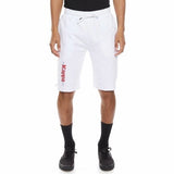 Kappa Authentic HB Eloss Shorts (White/Red) 3116FRW