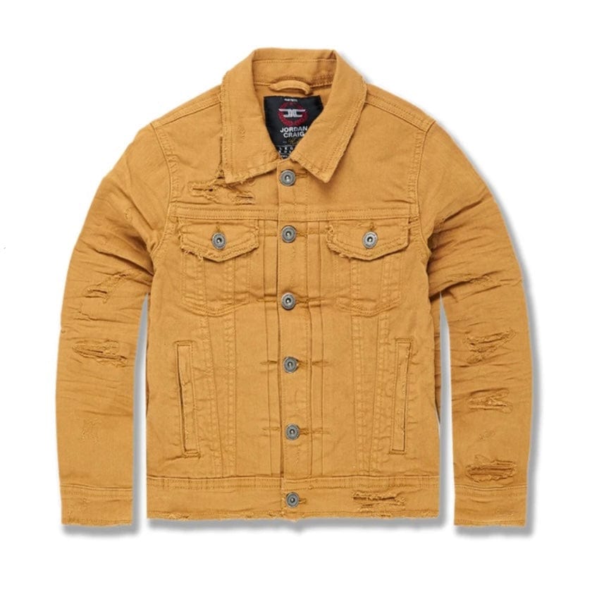 Kids Jordan Craig Tribeca Twill Trucker Jacket (Desert) JJ900RB