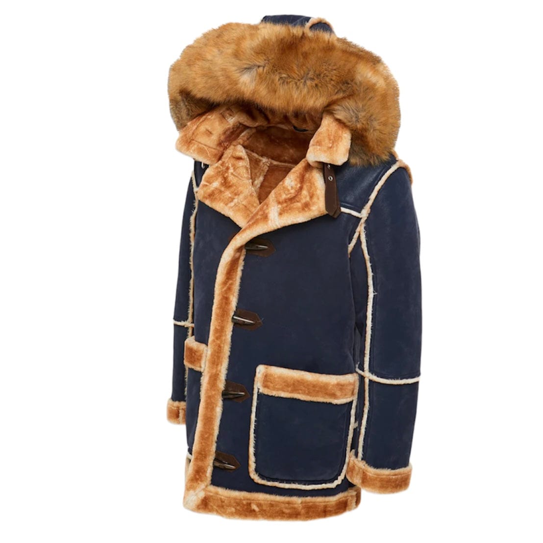 Jordan Craig Denali Shearling Jacket (Navy)