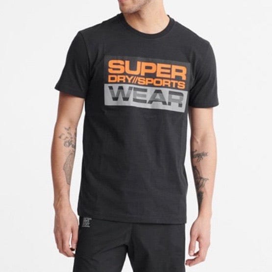 Superdry Streetsport Graphic T Shirt Black