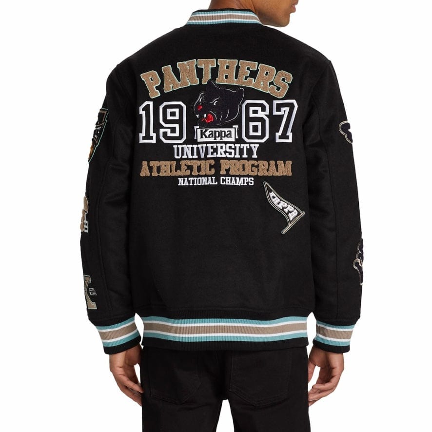 Kappa Authentic Carlton Bomber Jacket (Black/Brown/Chant) 351E78W