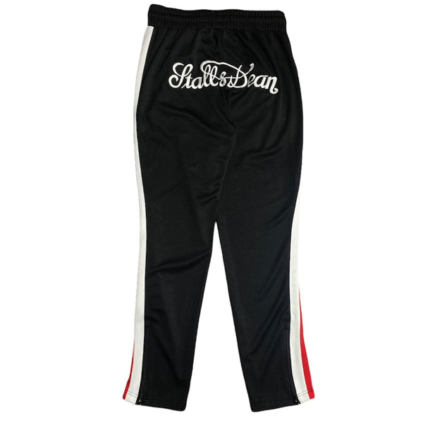 Stall & Dean Embroidered Track Pant (Black) - SP9104TG