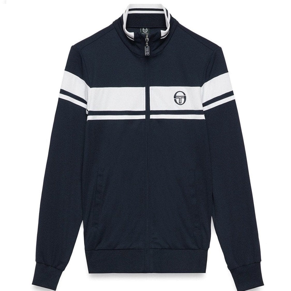 Sergio Tacchini Zip-Up Track Jacket (Navy/White) - STM36052