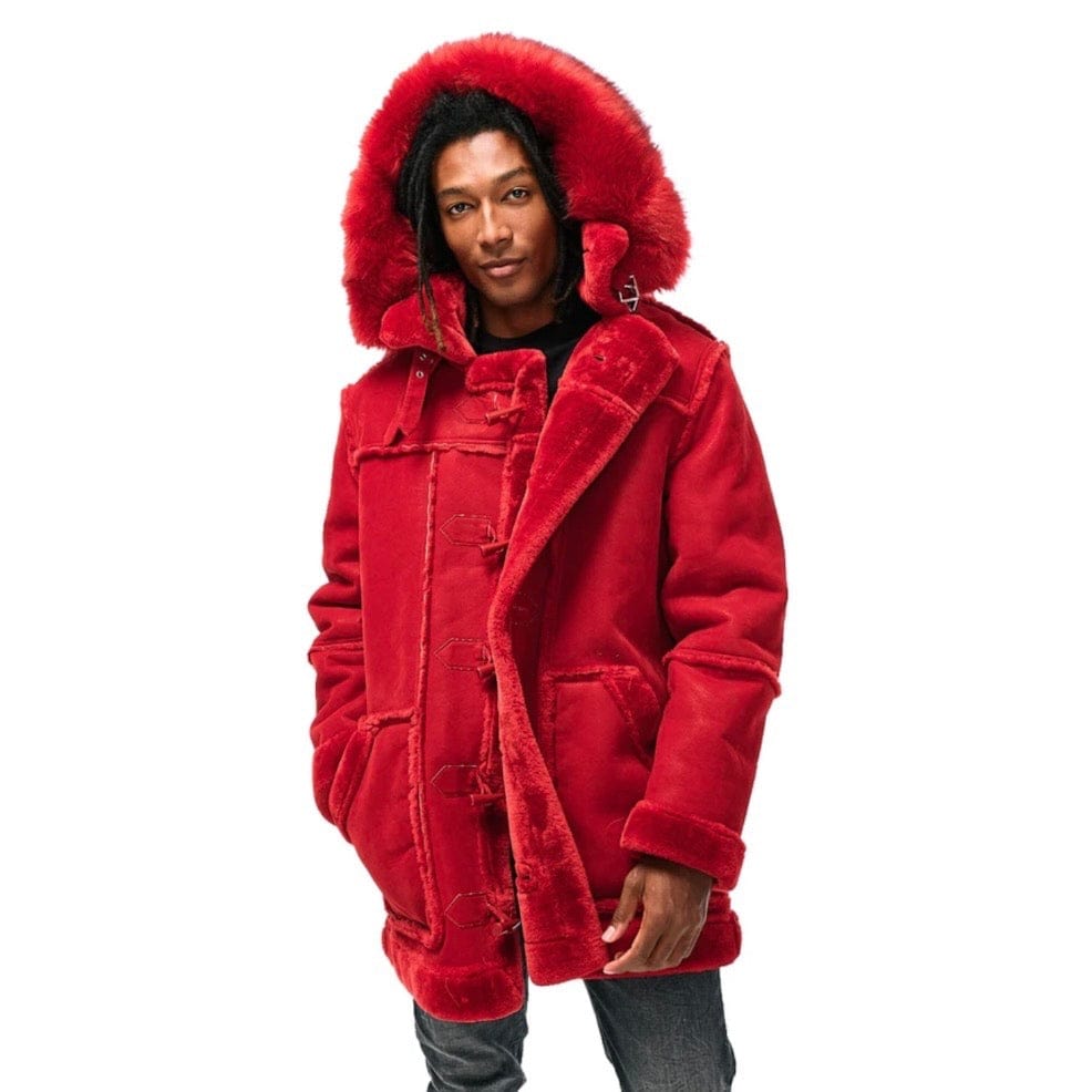 Jordan Craig Denali Shearling Jacket (Red) 91445